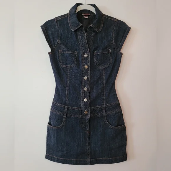 Mossimo Supply Co. Denim Mini Dress - Picture 1 of 4
